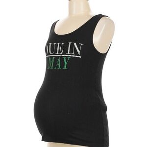 Motherhood Black Maternity Top